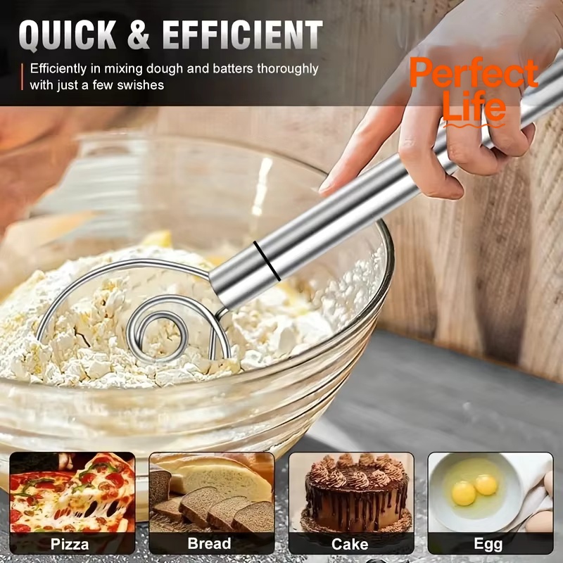 Danish Pancake Pan - Миксер для теста из нержавеющей стали,